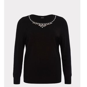 EUC TORRID JEWELED SWEATER